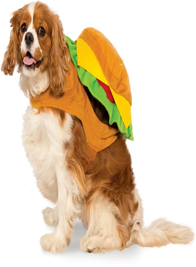 Rubies Cheeseburger Pet Costume for Dogs or Cats, Medium - Image 1